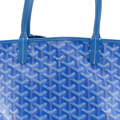 Goyardine Reversible Mini Anjou Sky Blue