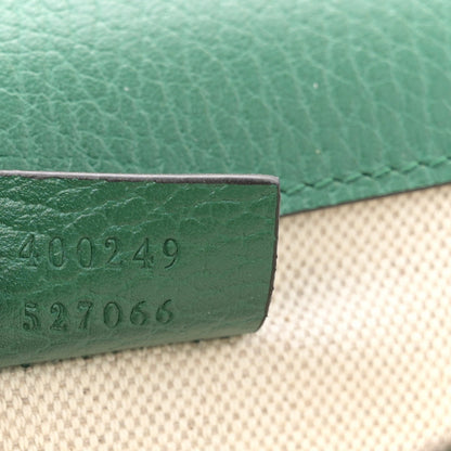 Pebbled Calfskin Small Dionysus Shoulder Bag Emerald