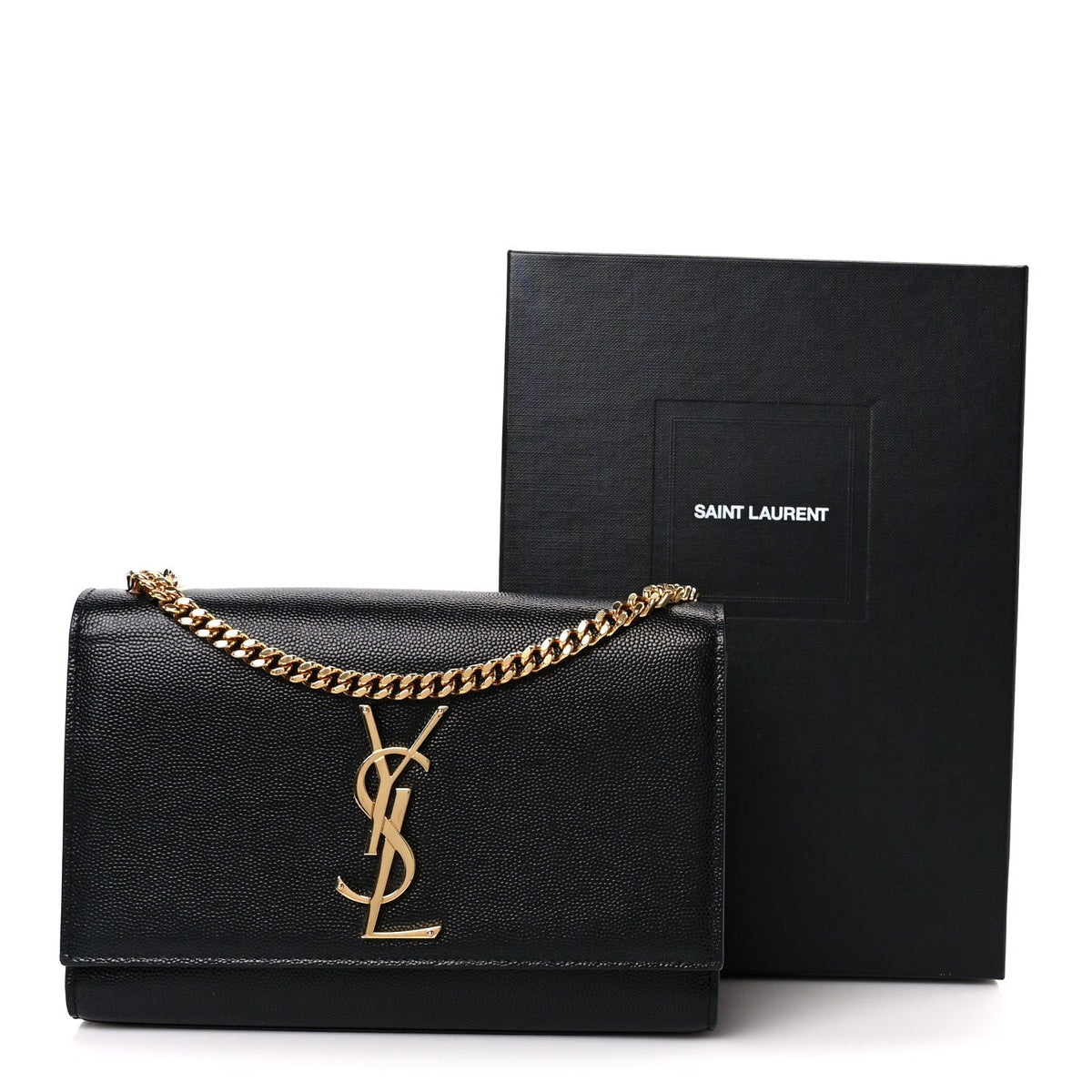 Grain De Poudre Small Monogram Kate Satchel Black