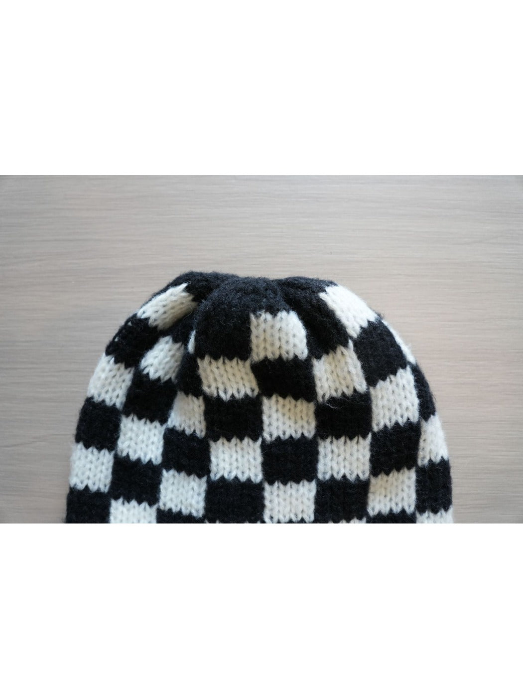 Haila - Winter Checkered Knitted Beanie