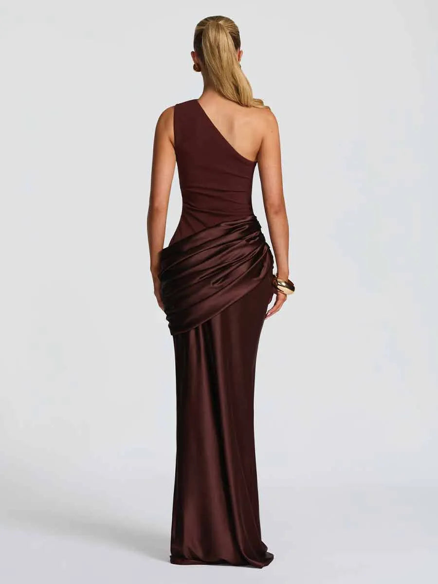 Xanthe One-Shoulder Maxi Dress
