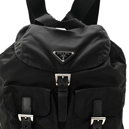 Tessuto Nylon Vela Small Backpack Black