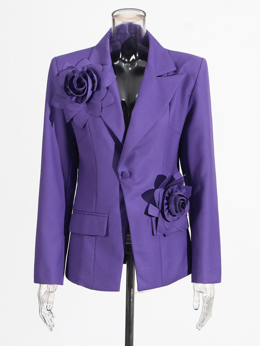 Salma 3D Embellished Blazer