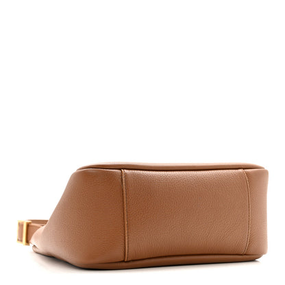 Grained Calfskin Small Le 5 A 7 Supple Hobo Fox