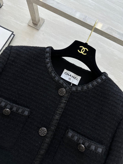 CC 26s Vintage Jacket Black Wool Tweed