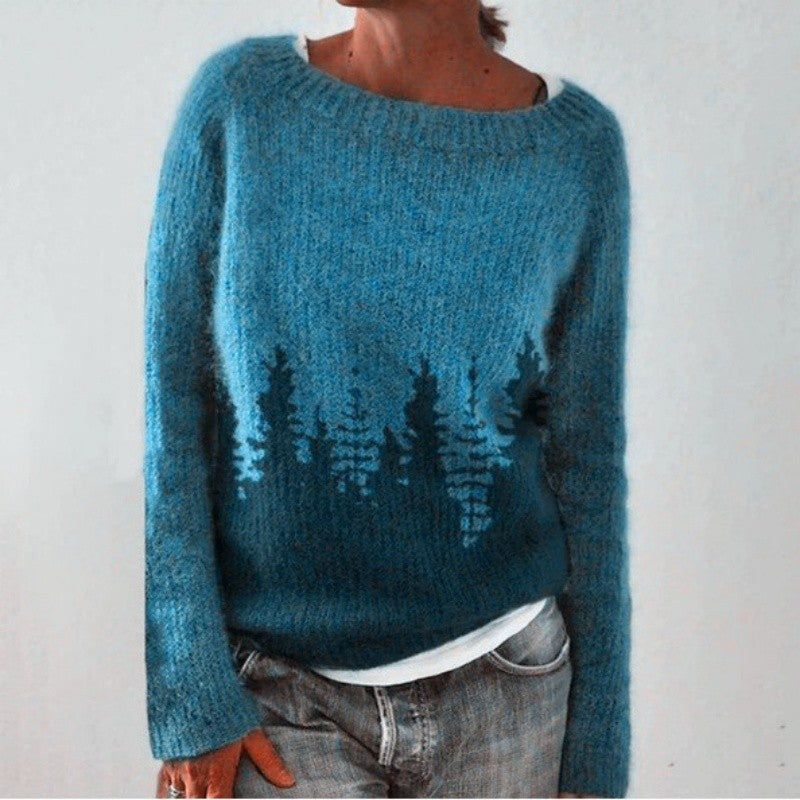 Color Block Knit Sweater