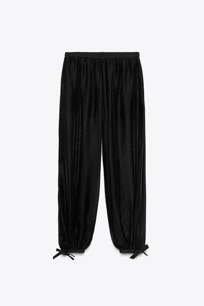 ZW COLLECTION TIE HEM BLOOMER TROUSERS