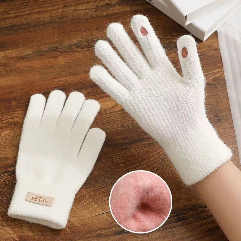 Kids Finger Touchscreen Knitted Gloves