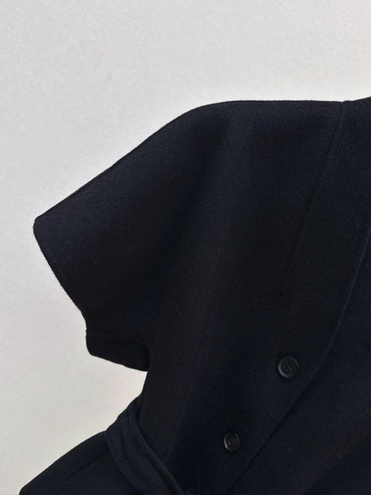 DIOR 25S SHORT DOUBLE-FACED KNIT COAT 586