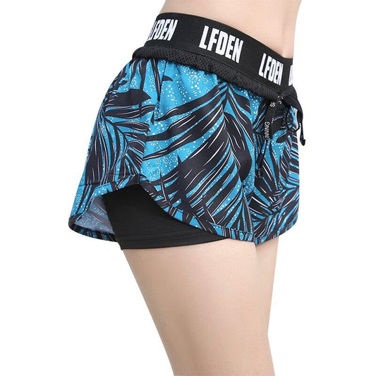 2In1 Running Shorts Women Breathable Outdoor Fitness Sports Short Training Exercise Jogging Yoga Shorts Sportswear