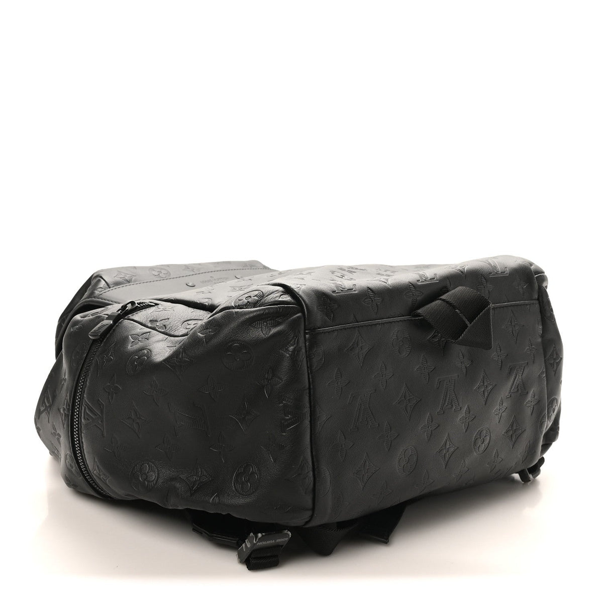 Calfskin Monogram Shadow Discovery Backpack Black