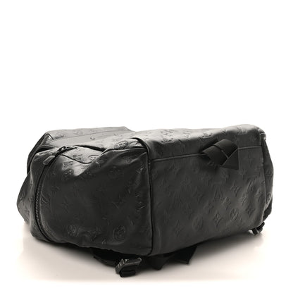Calfskin Monogram Shadow Discovery Backpack Black