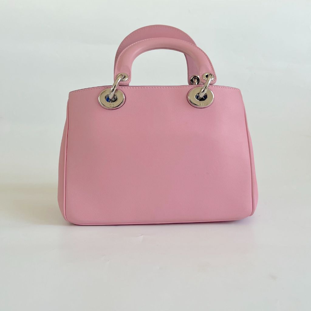 Dior Pink Leather Mini Diorissimo Tote