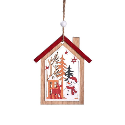 Christmas Wooden Candle Decorations