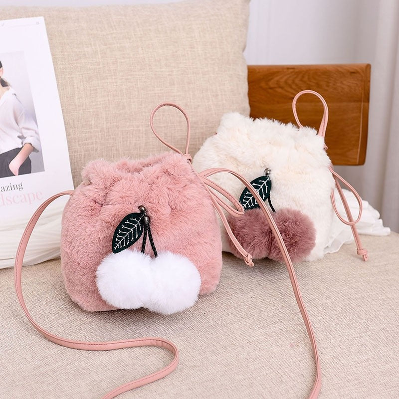Plush Cute Fashion Large-Capacity Shoulder Bag