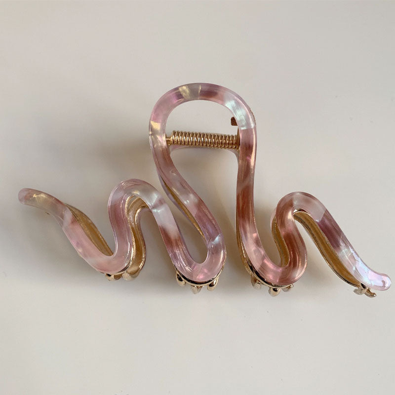 Irregular Wave Large Nonslip Hair Clips