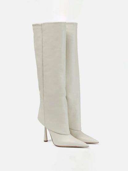 Anouk Straight-shaft Stiletto Boots