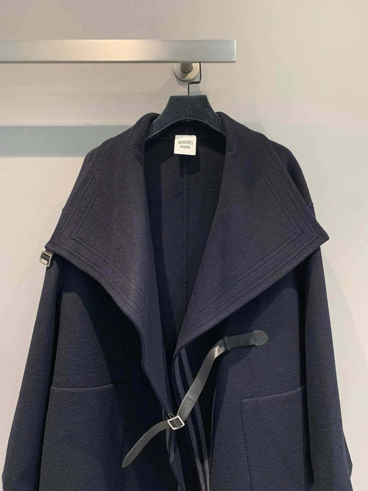 HERMES 25S LONG WOOL COAT 084