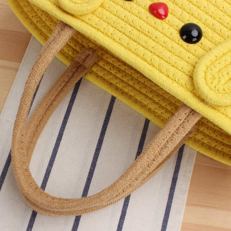 Crochet Market Bag Cartoon Cute Bag