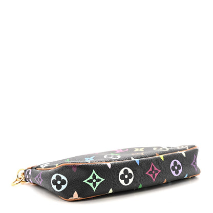 Monogram Multicolor Pochette Accessories Black