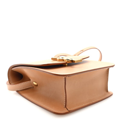 Smooth Calfskin North South Kaia Satchel Vintage Brown