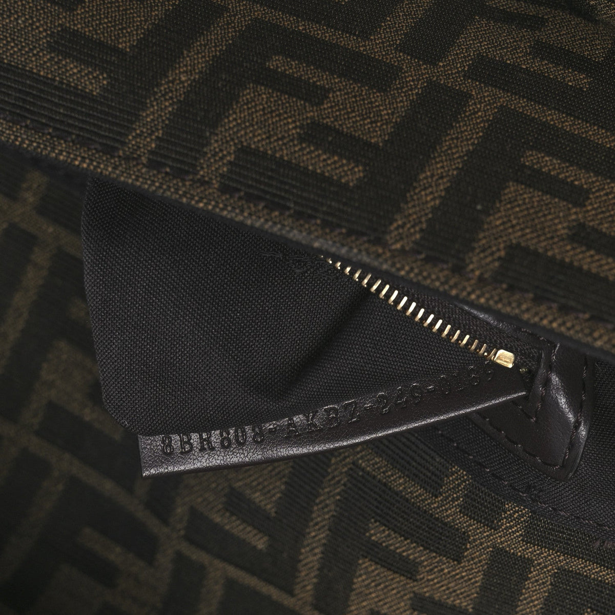 Fabric Jacquard FF 1974 Multipocket Baguette Tobacco Moro