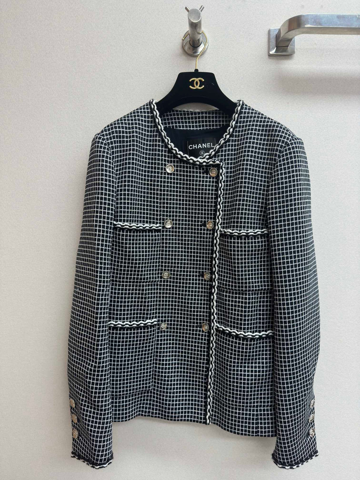 CC 25 Black Tweed Jacket Viscose Polyamide 251970