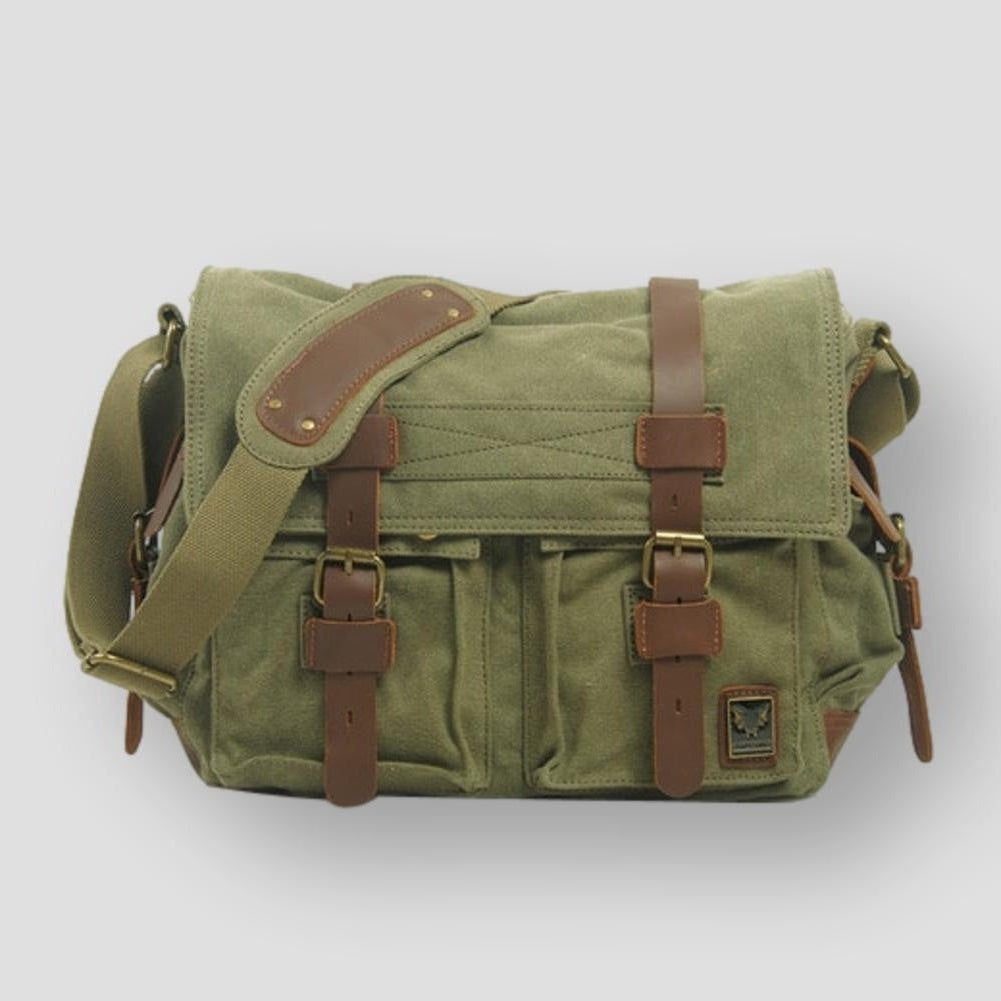 Sky Madrid Canvas Messenger Bag