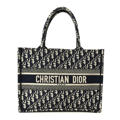 Oblique Medium Book Tote Blue Multicolor