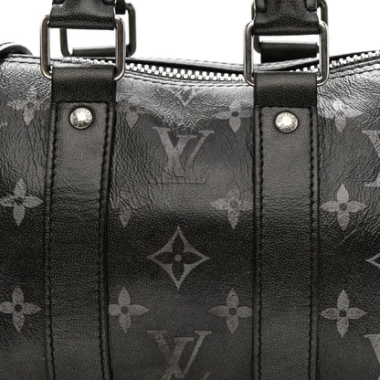 Brushed Monogram Eclipse Keepall Bandouliere 25
