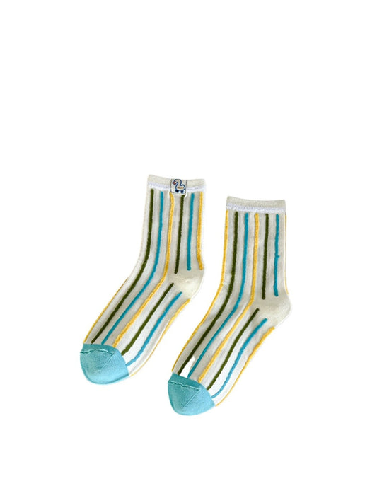 Rufia - Playful Cartoon Crew Socks