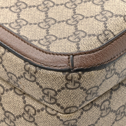 GG Supreme Monogram Medium Ophidia Day Backpack Brown