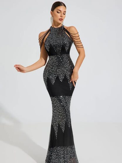Mia Midnight Spark Maxi Dress