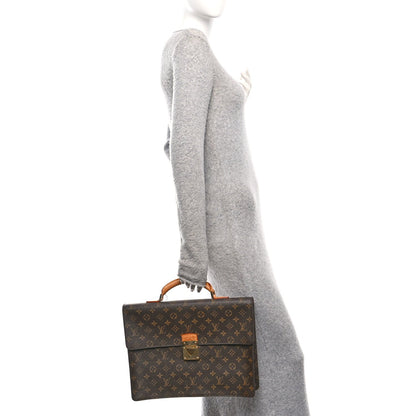 Monogram Canvas Robusto 1 Compartment Briefcase