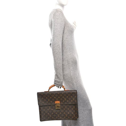 Monogram Canvas Robusto 1 Compartment Briefcase