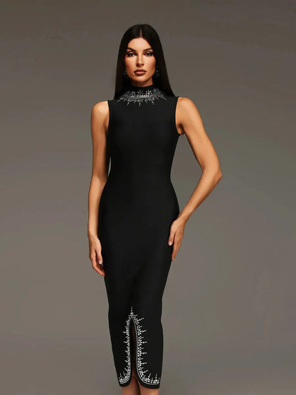 Brynlee Diamond Sleeveless Maxi Dress