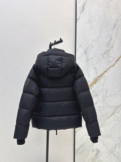 Burberry 25 Hooded Jacket Black Nylon Down 00640