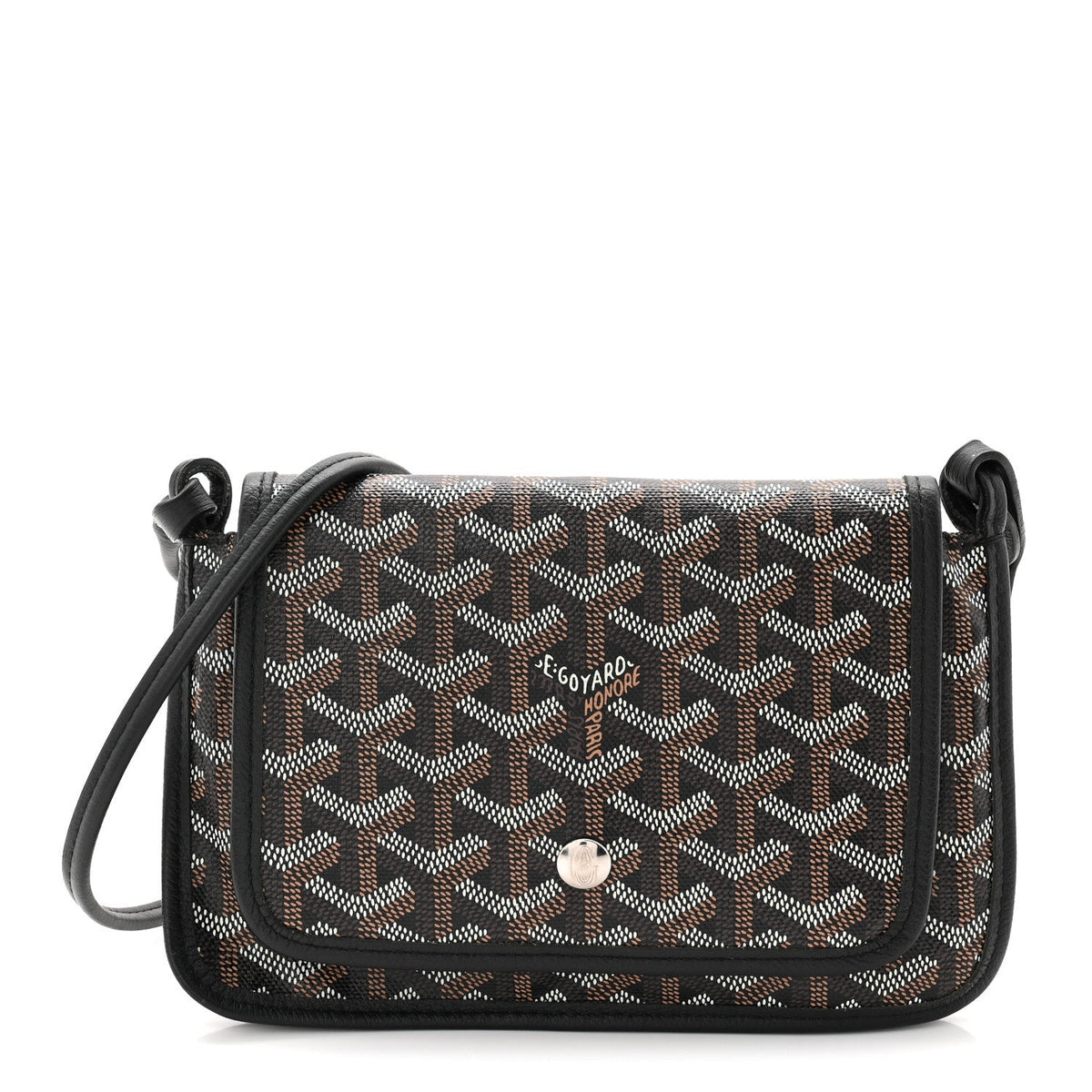 Goyardine Plumet Wallet Clutch Black