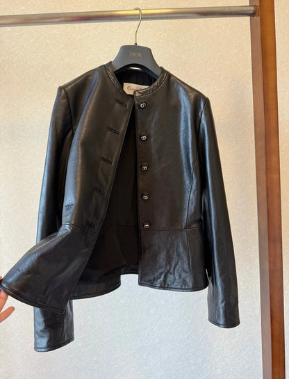 DIOR 25S LEATHER JACKET STYLE 358