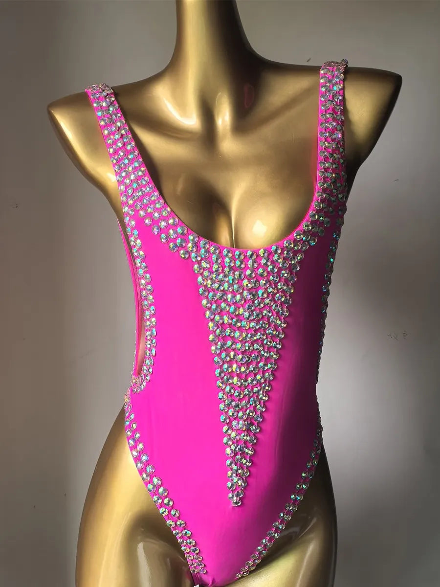 Arabella Rhinestone One-Piece Swimsuit