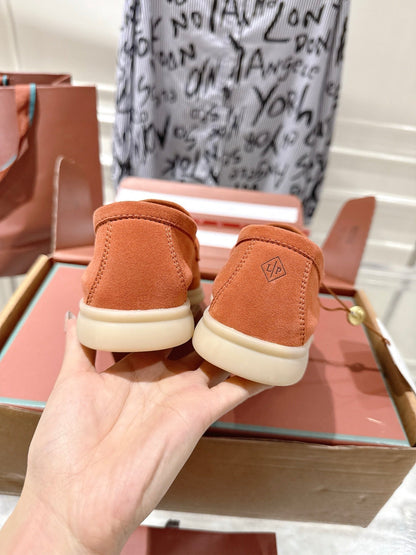 LP Summer Charms Walk Loafers Orange Suede 565846