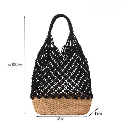Crochet Market Bag Casual Woven Bag