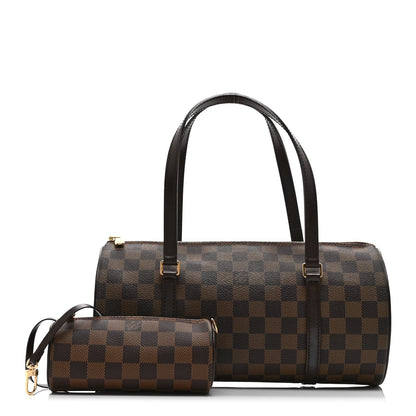 Damier Ebene Papillon 30 With Companion