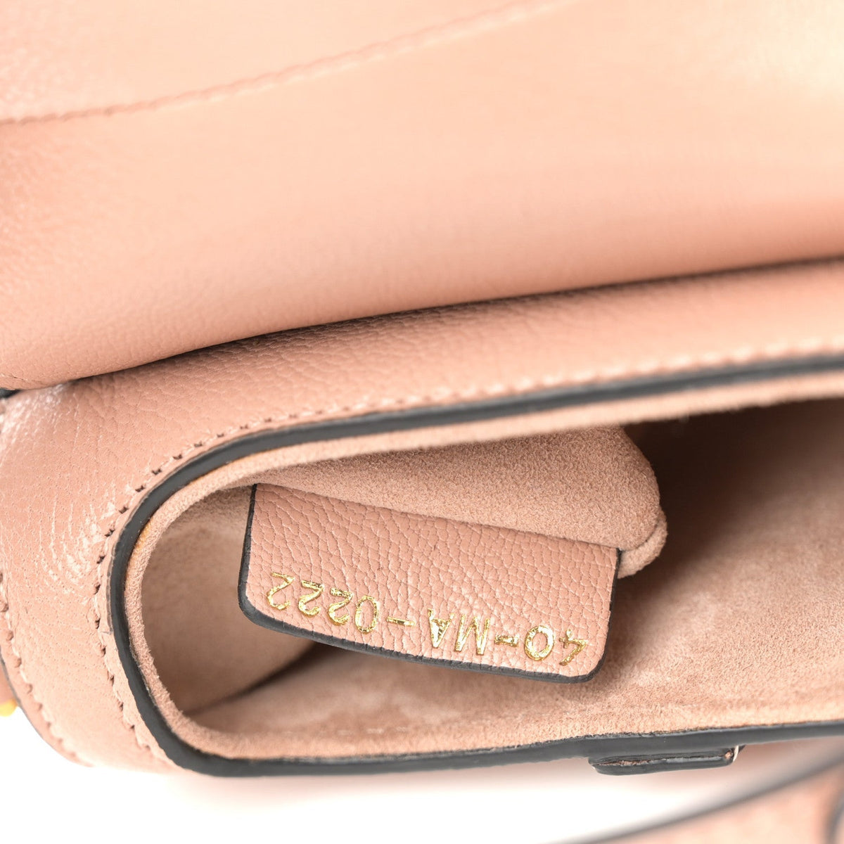 Goatskin Micro Saddle Bag Rose Des Vent