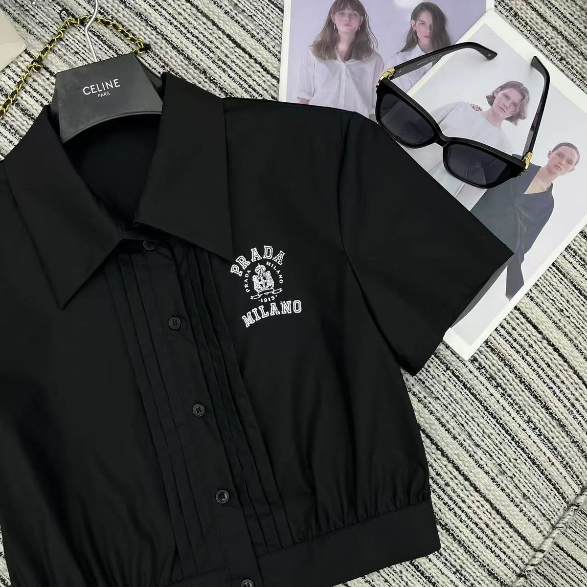 PRADA 25S SHORT-SLEEVE SHIRT 344