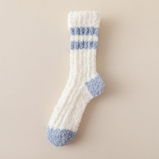 Rufia - Colorful Lace Pattern Towel Socks