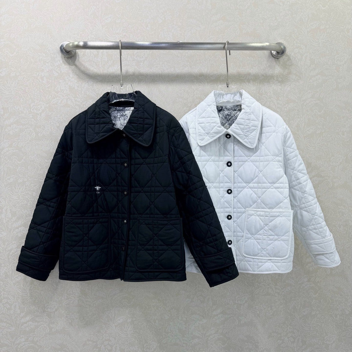 Dior 2025 Jacket Black and White Polyester