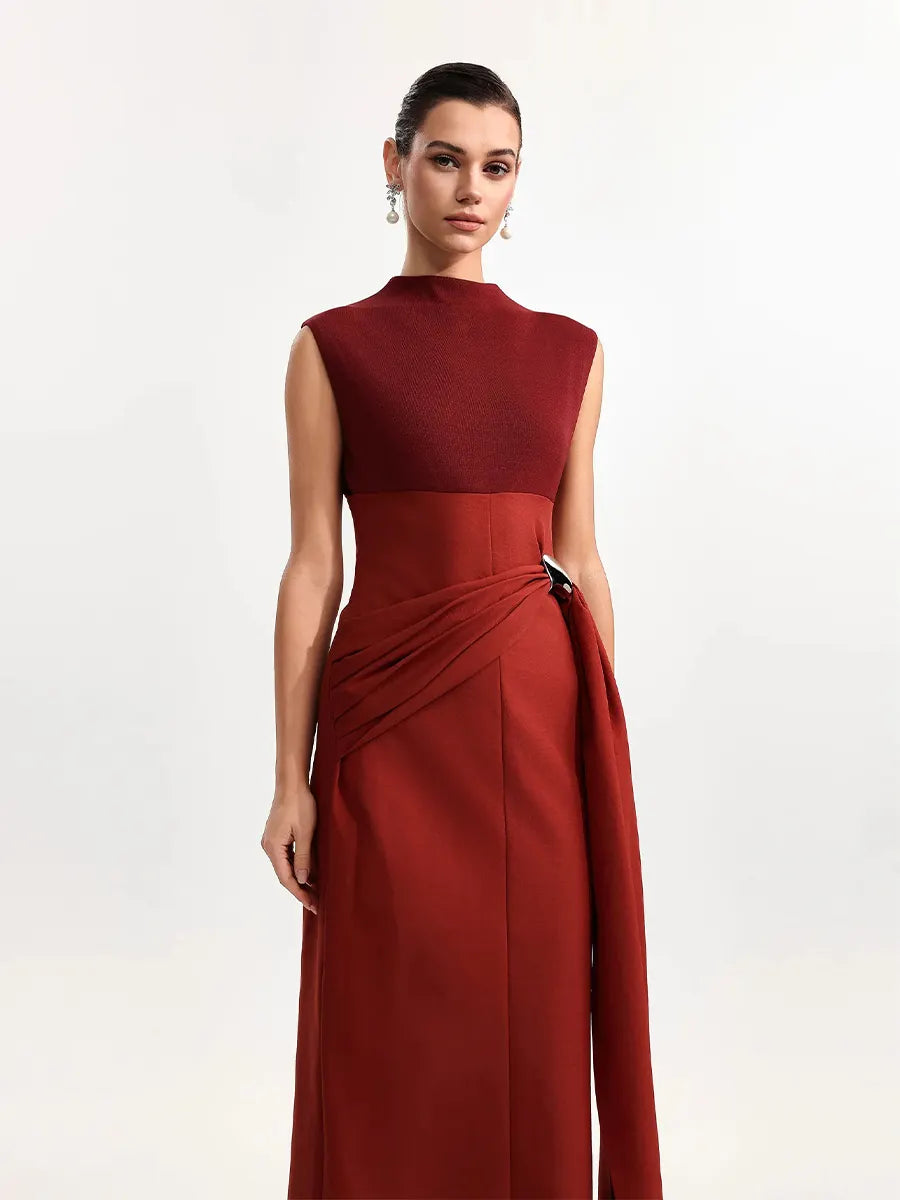 Amara Maxi Dress In Red