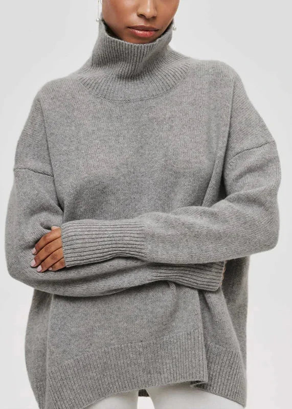 Cozy Chic Wool Turtleneck Pullover Sweater