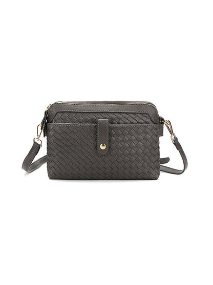Split-Joint Woven Bags Crossbody Bags